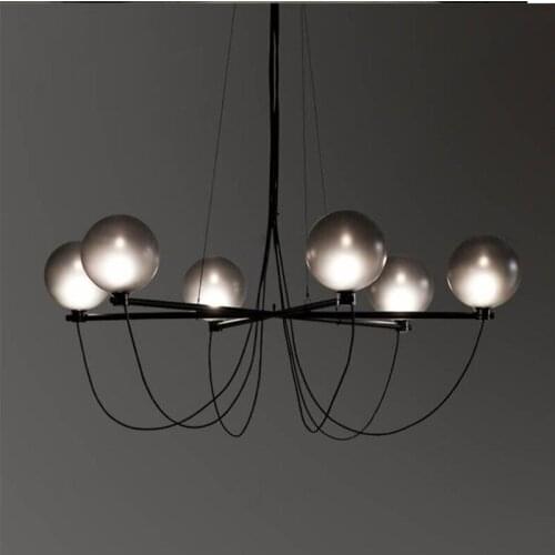 Modern Descor Chandelier Decor Living RoomGlass Ball Chandelier Suspension Branch Light Fixture