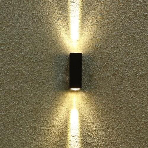 Modern Aluminum COB outdoor light 6W outdoor lighting Outdoor Waterproof IP65 wall lights porch light Up and Down Wall Lamp