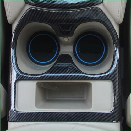 Car-styling Interior water Cup Holder Cover Trim Molding Accessories FOR Nissan X-Trail Rogue T32 2014 2015 2016