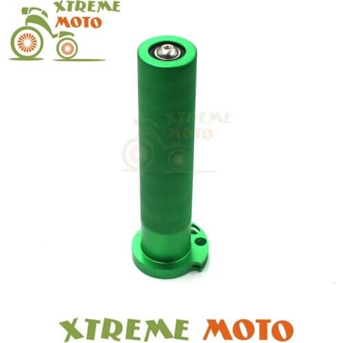Green Billet CNC Aluminum Twister Throttle Tube For RMZ250 RMZ 250 04-14 RMZ450 RMZ 450 05-14 Motorcycle Dirt Bike