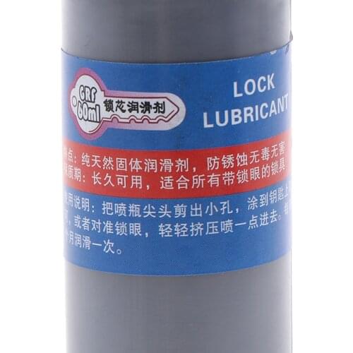 1 PCS Hurtlessness Graphite Fine Lubricant For Lock Element Locksmith Cylinder Padlock 60ml whosale NEW