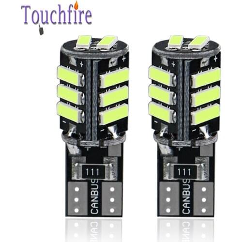 10PCS Canbus Error Free T10 W5W 194 168 Car bulbs 7020 SMD 11LED Auto Interior light Signal Clearance Brake External Light 12V