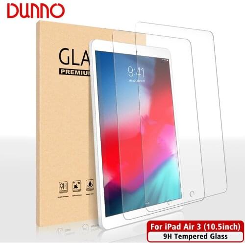 2PCS Tempered Glass Protective Film For iPad Pro 10.5 Screen Protector Glass Apple 2019 iPad Air 3 Screen Film Aipad Protection