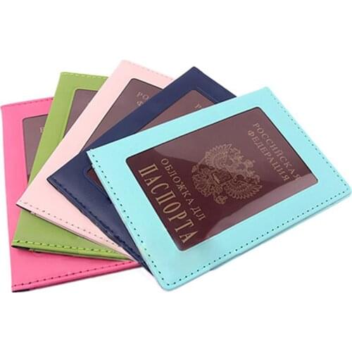 2019 Travel Passport Cover Card Case Women Men Travel ID Credit Card Holder PVC Document Passport Holder