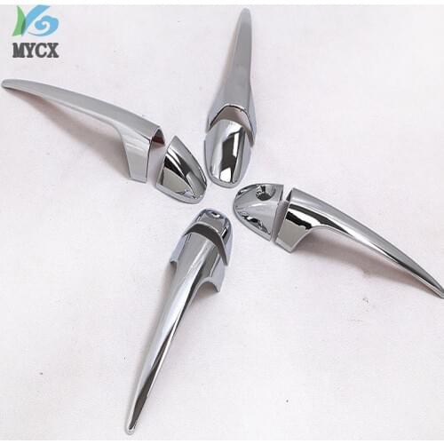 ABS chrome door handle covers trim for toyota RAV4 RAV 4 2014 2015 2016
