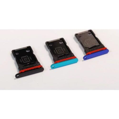 Oneplus8 Sim Cards Adapters For Oneplus 8 One Plus Dual Tray Socket Slot Holder Chip Drawer Replace Repair Housing Parts