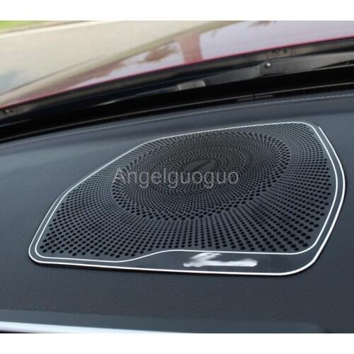 Angelguoguo Car Audio Speaker Car Dashboard Loudspeaker Trim Cover For Mercedes Benz 2015-2016 W205 C Class C180 C200 C260