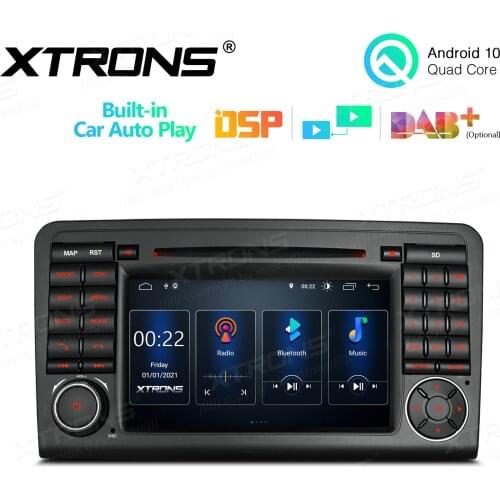 7" Android 10.0 OS Car DVD Multimedia System Player GPS Radio for Mercedes-Benz ML-Class W164 2005-2011 GL-Class X164 2006-2012
