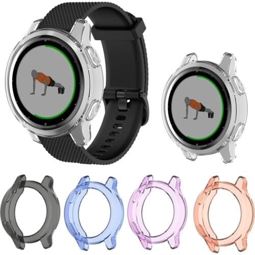 TPU Case Cover For Garmin Vivoactive 4S & Vivoactive 4 Smart Watch Protector Frame For Garmin Vivoactive 4 / 4S Protective Shell