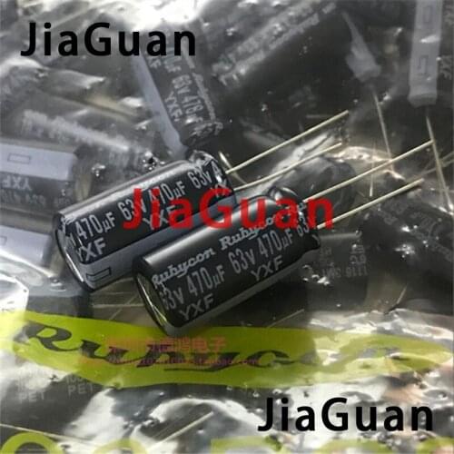 20PCS RUBYCON YXF 63V470UF 12.5X25MM electrolytic capacitor 470uf 63v yxf 470uF/63V high frequency low resistance long life