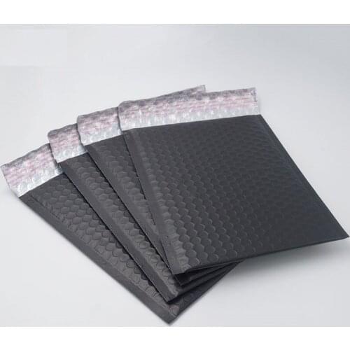 50pcs 7 sizes Matte Black Bubble Envelope Bubble Mailers Padded Envelopes Small Shipping Bag Self Seal Courier Bag Storage Bags