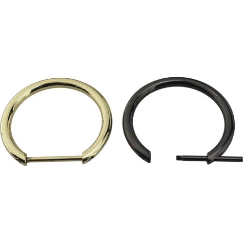 1pcs Metal 30mm Detachable Open Screw D Ring Buckle Fashion Buckle for DIY Leather Craft Bag Strap Belt Handle Shoulder Webbing