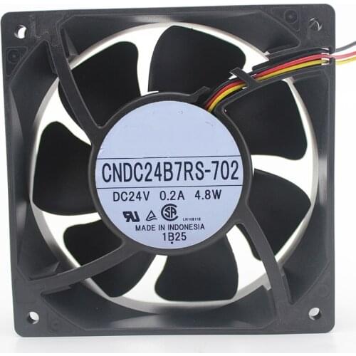 Brand new original CNDC24B7RS-702 24V0.2A 4.8W 12038 inverter fan