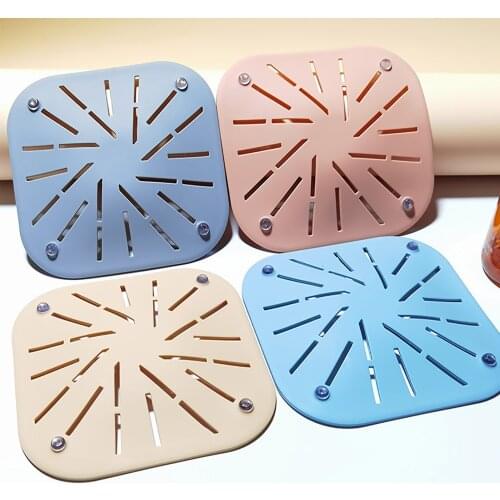 Disposable Bathroom Sewer Outfall Sink Drain Hair Strainer Stopper Filter Sticker Kitchen Supplies Anti-Blocking Strainer