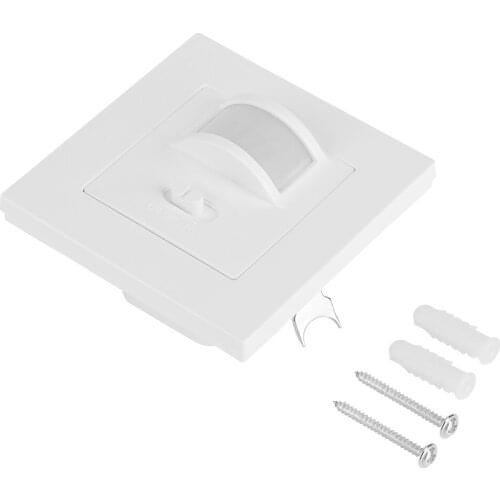 AC 110V-240V Infrared PIR Motion Sensor Recessed Wall Lamp Wall Module Light Bulb Switch Motion Sensor Switch