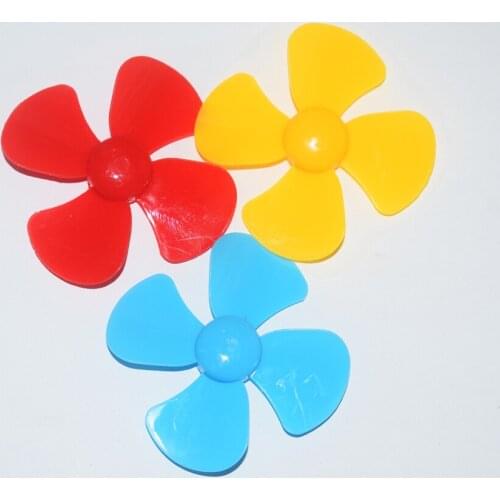 10/100pcs diameter 57/60mm/2mm hole/4-blade propeller/plastic blades/Toy Accessories/DIY model part/Technology model parts