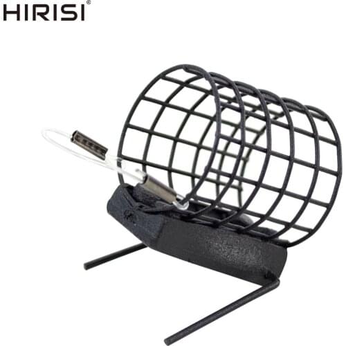 10 x Fishing Tackle Feeder Cage Round for Carp Coarse Match Barbel Metal Feeders 30g 40g 50g 60g 75g