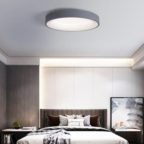 Modern Simple Round LED Ceiling Light Dining Room Livingroom Bedroom Simplicity Ceiling Lamp Household Lighting Fixture