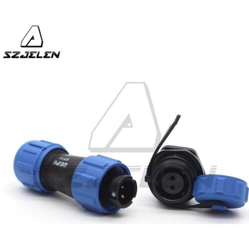SP11 Type 2-pin Outdoor Waterproof Connector Plug & Socket Automotive Power Wire Connector Male and Female IP67