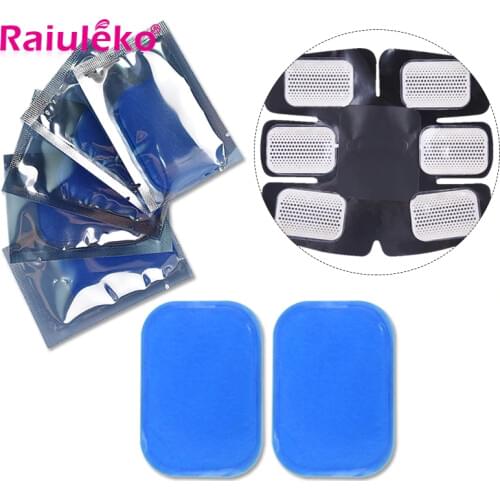 20Pcs Muscle Stimulator Fitness Gel Stickers Body Massager Replacement Hydrogel Pads Abdomen Muscle Training Machine Gel Patch