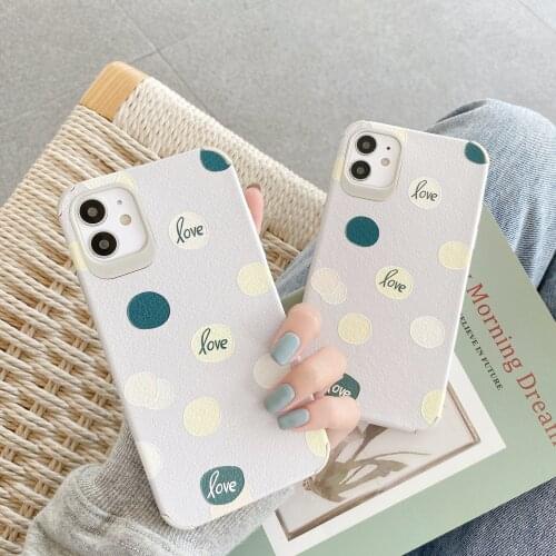 Embossing Retro art Korean fashion abstract cute Phone Case For iPhone 11 Pro Max XR Xs Max X 7 Plus 8 Plus case silicone cover