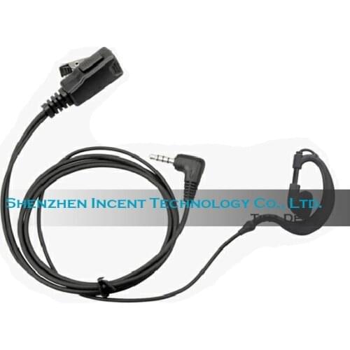 VOIONAIR 2pcs G-shape Ear Hook Earphone Earpiece Headset Speaker For Yaesu FT-2DR FT-3DR FT-70DR FT-60R