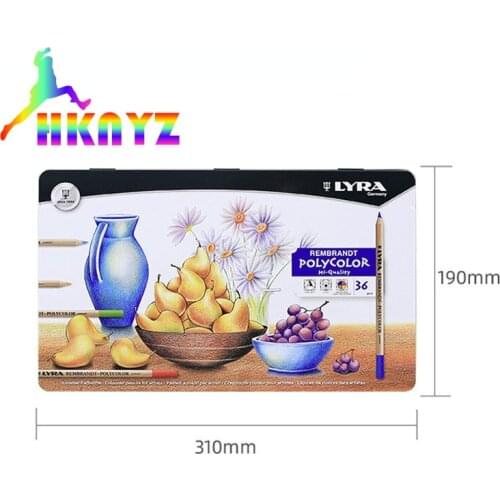 1sets LYRA 36/72 Colors Rembrandt Polycolor Color Pencil Set Drawing Crayons Lapices De Colores Colored Pencils Art Supplies