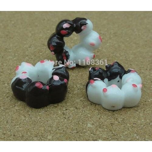 1pcs/lot resin flat back black candy doughnut 15mm Cabochons Jewelry Fit Mobile Phone Hairpin Headwear DIY Accessories B106-10
