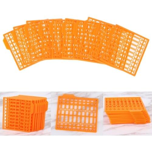 10pcs/Pack ABS Carp Fishing Tackle Hair Rig Boilie Bait Carp Stops Stoppers yellow Hair Extender Accessory Fishing Supplies Tool