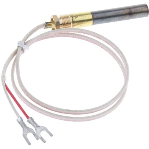 2PCS Gas Fireplace Thermopile Thermogenerator Pilot Generator Replacement, 24 Inch (2 ft) long; Easy to install