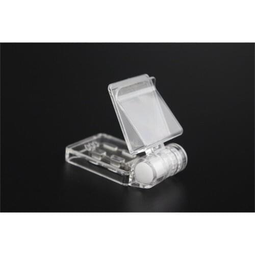 20pcs Plastic magnetic refrigerator label holder sign clip card price tag holder snap magnetic clamp freezer shelf talker magnet