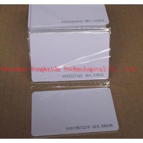 5000pcs/lot TK4100/EM4100 pvc blank card RFID 125KHz Smart Card
