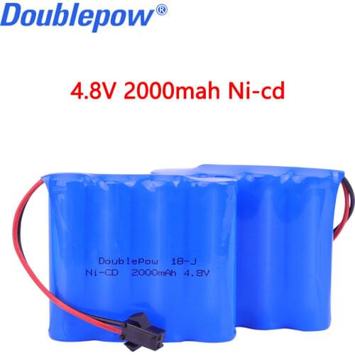 AA Battery Pack 4.8V 2000mah Ni-CD Battery Rechargeable Battery Used for Toy Car Dump Truck Four-wheel Drive Alloy Climbing Car