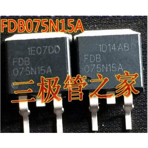 Free shipping 20PCS 075N15A FDB075N15A 075N15 TO263