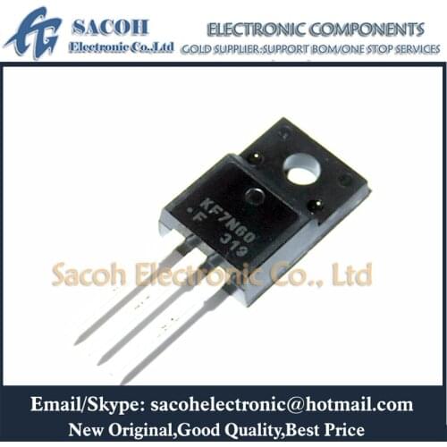 Free Shipping 10Pcs KF7N60F KF7N60P KF7N60 KF7N65F KF7N65P KF7N65 TO-220F/220 7A 600V Power MOSFET New Original IC