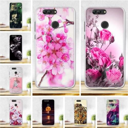 For Huawei Nova 2 Plus Phone Case Protective Soft TPU Back Cover For Huawei Nova 2 Plus Painted Case For huawei Nova2 Plus Cover