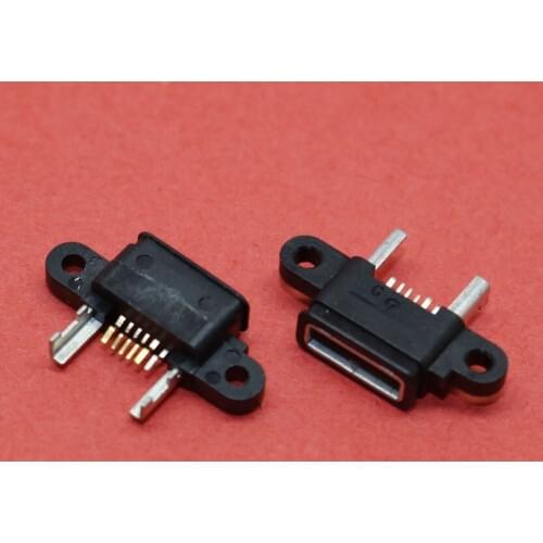 ChengHaoRan Micro USB Charging Jack for M4 for sony /asus/DC charging socket connector port ,Black MC-151