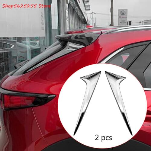 For Mazda CX30 CX-30 2020 2021 Accessories Rear Window Side Triangle Trim Modification Decoration Car Styling