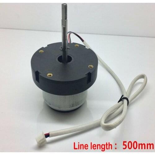 External Rotor Brushless Motor DC 12 1.2A 5000RPM Large Torque Built-in Driver Ball Bearing D-axis Thread DIY Barbecue Machine