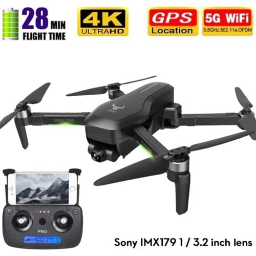 GPS With Three-axis Self-stabilizing Gimbal 5G WIFI FPV Brushless Drone 4K Camera Helicopter Dron Professional Beast Quadcopter