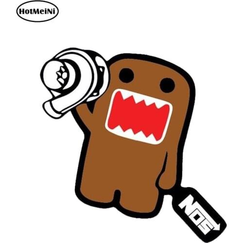 HotMeiNi 12cm x 9.7cm Funny Domo Kun Vinyl Stickers JMD Auto Moto Car Van Truck Window Tuning Decals Sticker Motorcycles Decor