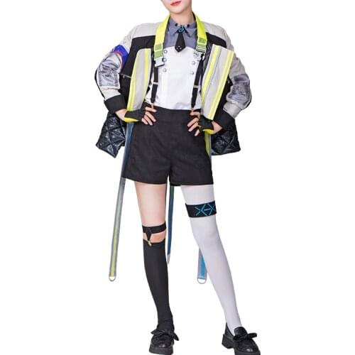 Game Arknights Specter Cosplay Costume Magian Leonhardt Jacket Coat Halloween Carnival Cosplay Costumes Set Men Adult