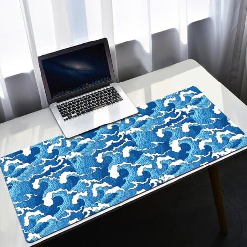 Japanese Wave Mouse Pad Gamer Gaming Mouse Mat Desktop Computer Desk Mat for Laptop Game Pad for Pc Accessories Gaming Mousepad