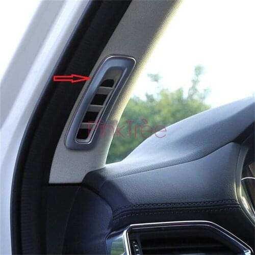 Car Air Condition Vent Outlet Cover Interior Accessories Trims For Mazda CX-5 CX5 2017 2018 2019 Car Styling Accessories