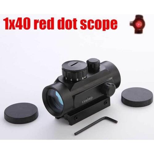 Multifunctional B2 1x40 red dot 20mm Rail Mount Hunting Scope Red Green Dot Riflescope Collimator Gun Sight