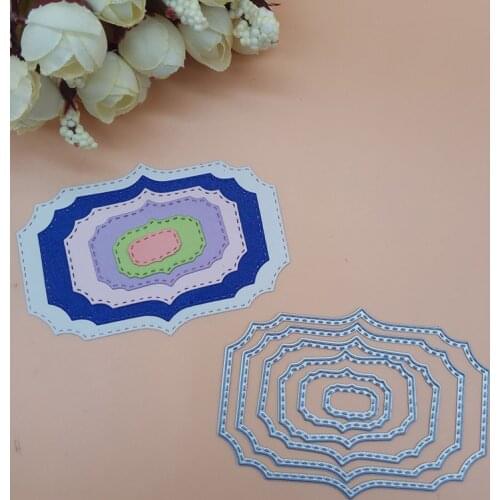 Vintage Album cover Frame set die 2018 New Cutting Dies Scrapbooking Dies Metal Embossing Stamps and die for Card Making DIY