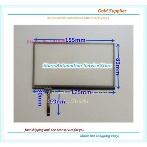 New 6.5 Inch Touch Screen Control Equipment For Vehicle DVD Navigation Screen Using 155*89