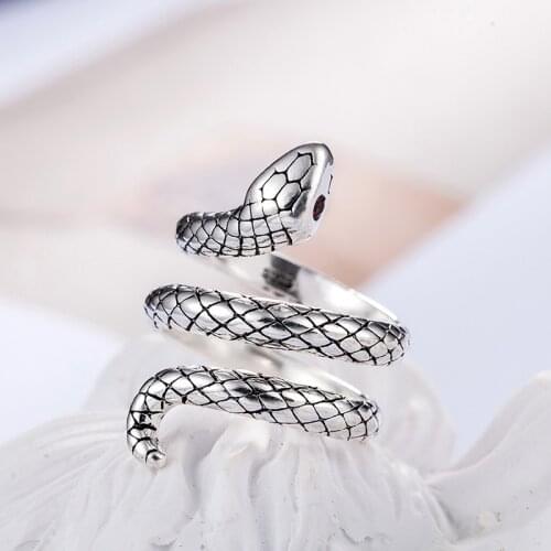New 925 Sterling Silver Sweet Snake Animal Ladies Finger Rings Promotion Jewelry For Women Birthday Gift Drop Shipping No Fade