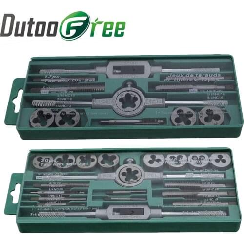 Dutoofree Alloy Steel Wire Cone Die Hardware Tools Hand Wire Tap Wrench Die Scaffolding Metric Wire Tapping Set Quick Delivery
