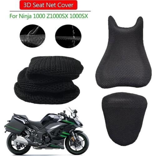 Motorcycle Mesh Seat Cover Cushion Guard Waterproof Net For Kawasaki Ninja 1000SX 1000 SX Ninja1000 SX Ninja1000SX 2020